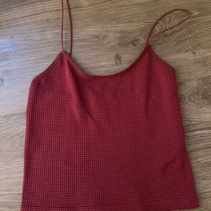 Maroon Tight Tank Top